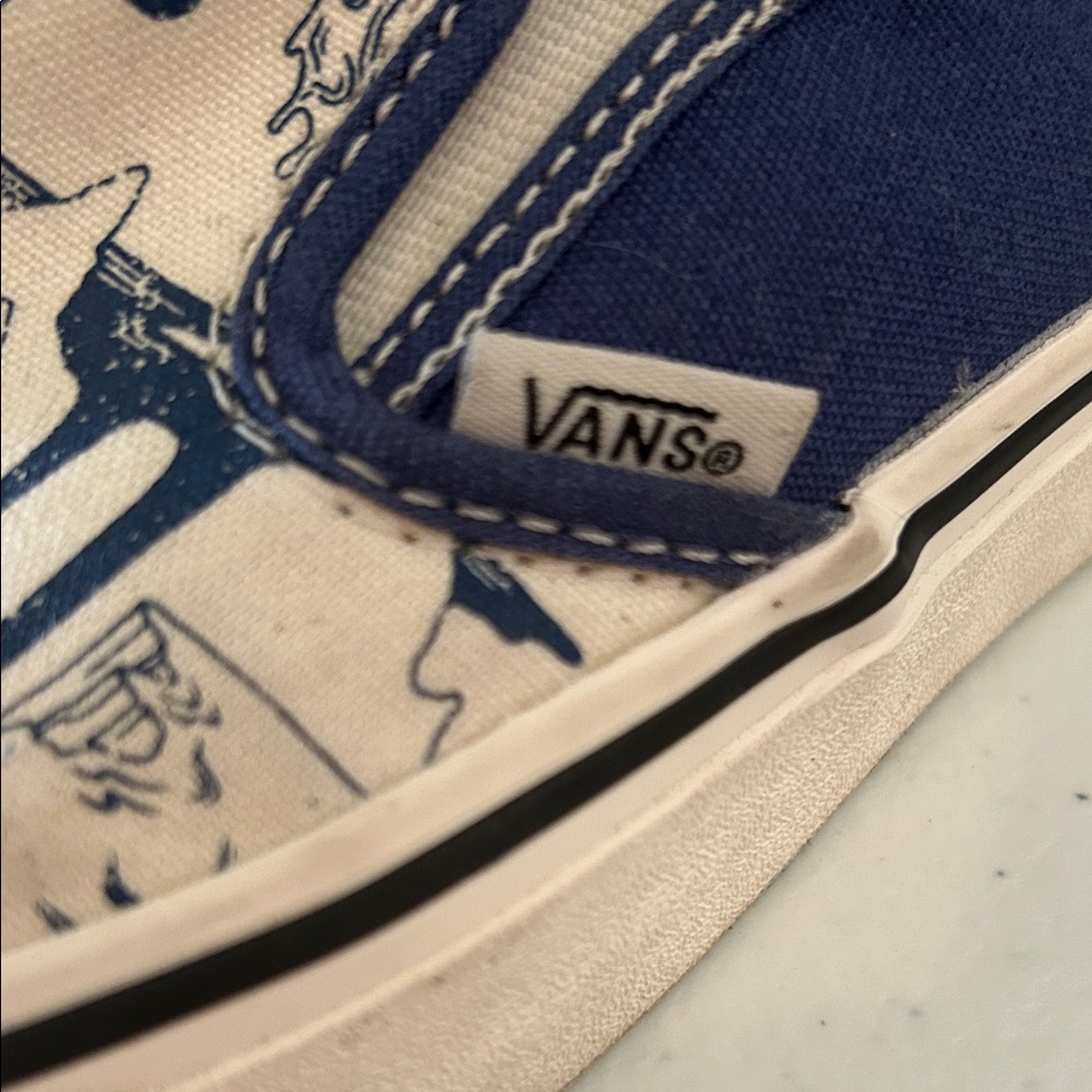 Vans SF Island Dream Ultracush Blue/wht Slip-On Sneakers Size Womens 5 Men’s 3.5 - Picture 3 of 6
